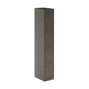 Primary 4 Door Single Locker Column | Slate