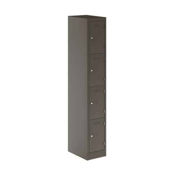 Primary 4 Door Single Locker Column | Slate