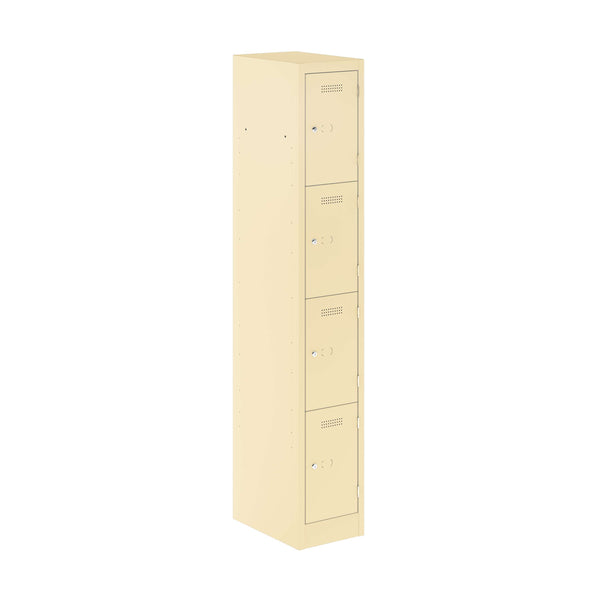 Primary 4 Door Single Locker Column | Beige