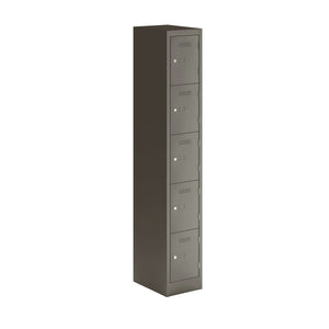 Primary 5 Door Single Locker Column | Slate