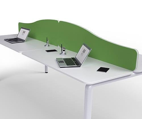 RESORT Desk Top Wave Fabric Screens