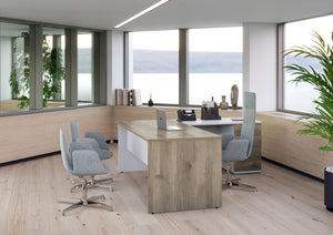 Esteem Executive Panel End Radial Desking