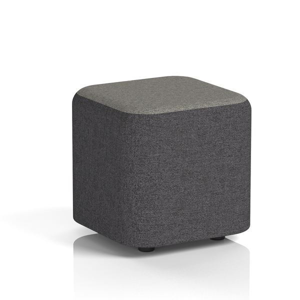 Harlestone Square Stool in Two Tone