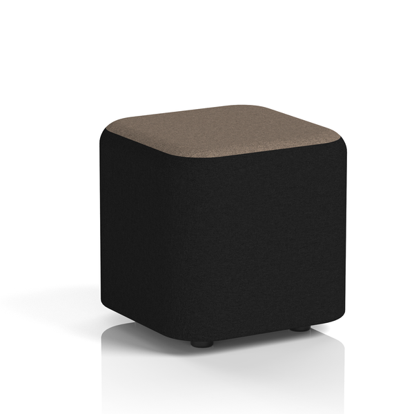 Harlestone Square Stool in Two Tone