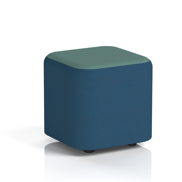 Harlestone Square Stool in Two Tone