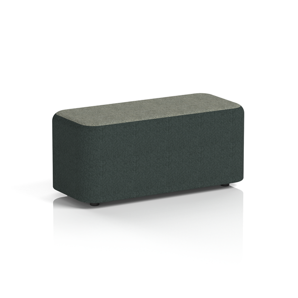 Harlestone Rectangular Stool in Two Tone