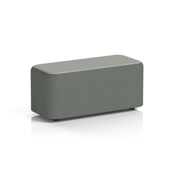 Harlestone Rectangular Stool in Two Tone
