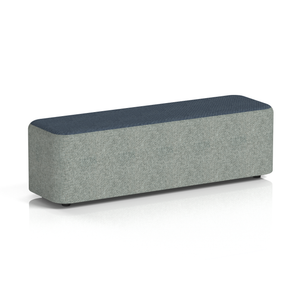 Harlestone Rectangular Stool in Two Tone