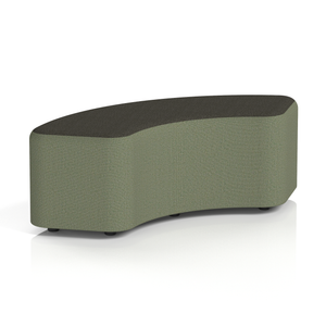 Harlestone Curved Stool in Two Tone