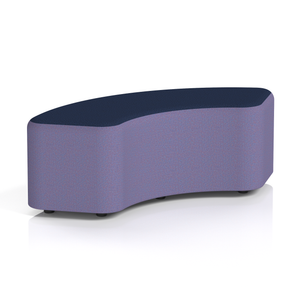 Harlestone Curved Stool in Two Tone