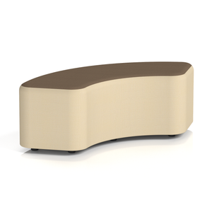 Harlestone Curved Stool in Two Tone
