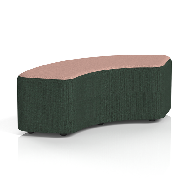 Harlestone Curved Stool in Two Tone