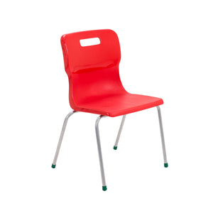 Titan 4 Leg Chair | Size 5 | Red