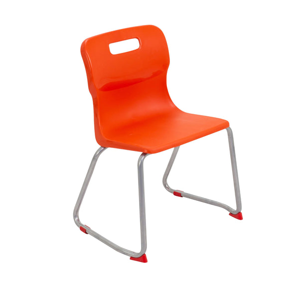 Titan Skid Base Chair | Size 4 | Orange