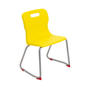 Titan Skid Base Chair | Size 4 | Yellow