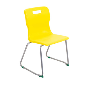 Titan Skid Base Chair | Size 5 | Yellow