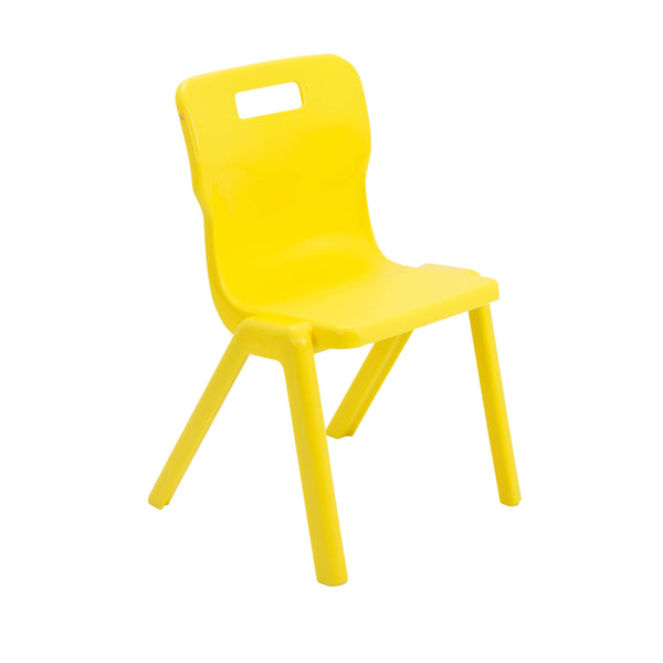 Titan One Piece Chair | Size 4 | Yellow