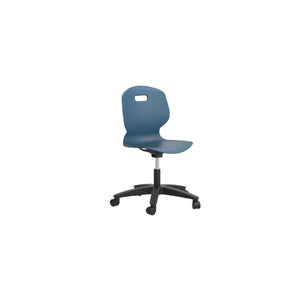 Titan Arc Swivel Chair | Steel Blue
