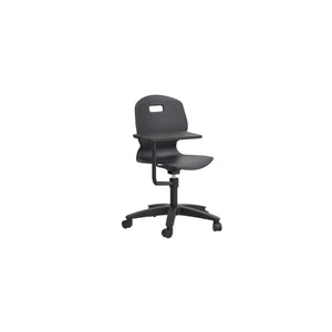 Titan Arc Swivel Chair with Arm Tablet | Anthracite