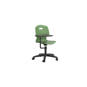 Titan Arc Swivel Chair with Arm Tablet | Forest