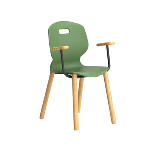 Titan Arc Wooden Four Leg Frame with Arms | Size 5 | Forest