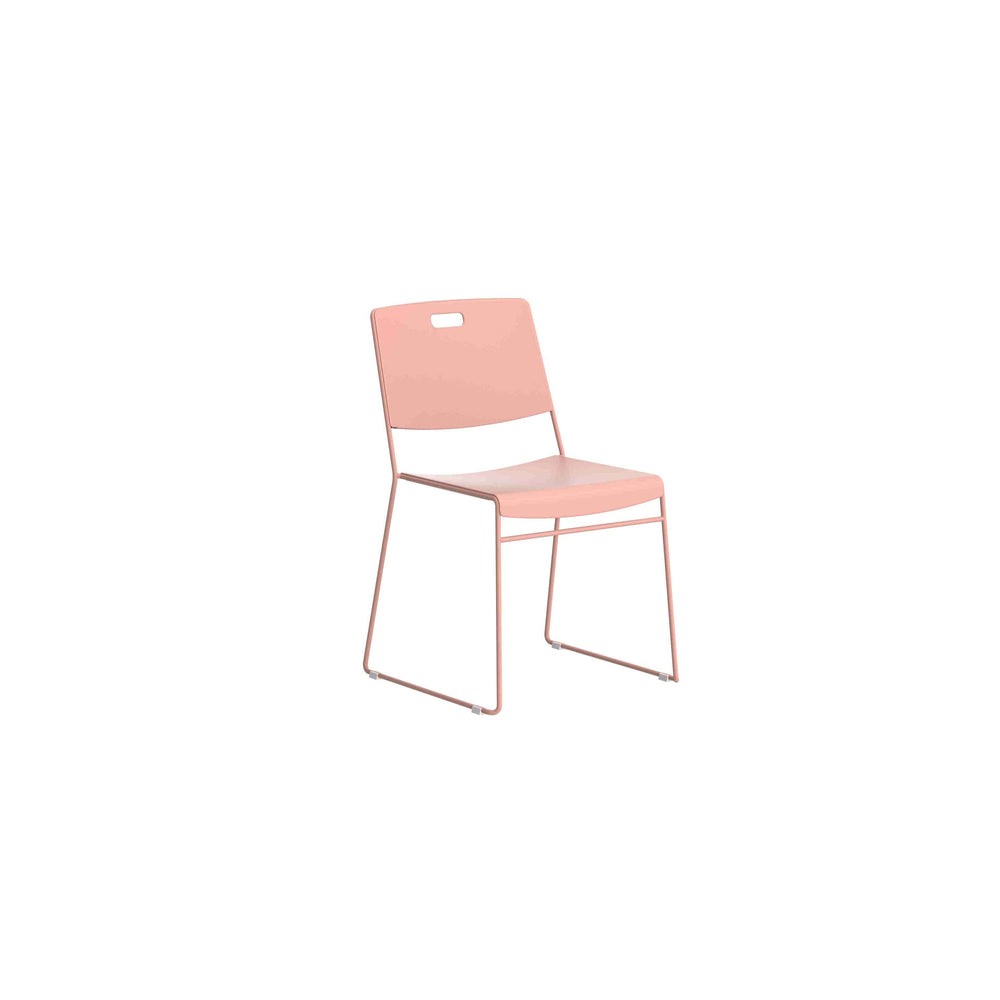 Titan Arc High Density Stacker Chair | Pink