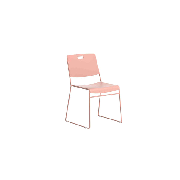 Titan Arc High Density Stacker Chair | Pink