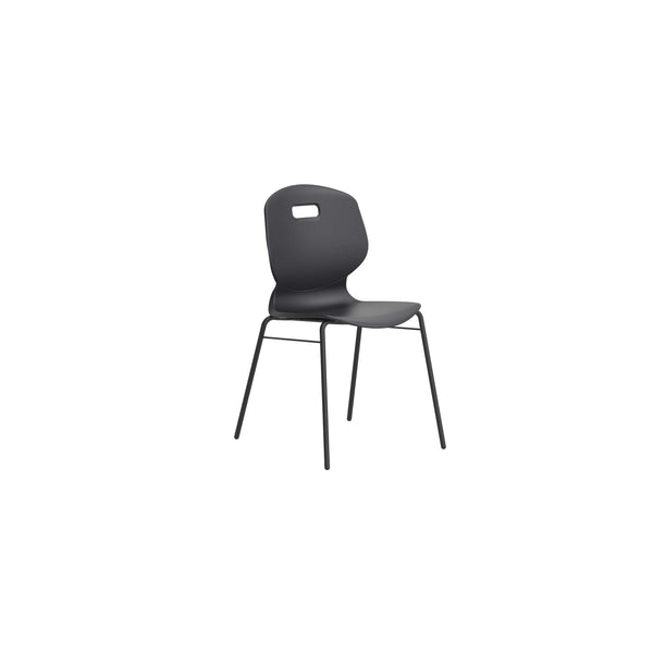 Titan Arc 4 Leg Chair with Brace | Size 5 | Anthracite
