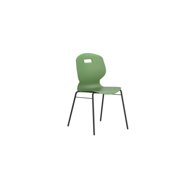 Titan Arc 4 Leg Chair with Brace | Size 5 | Forest