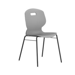 Titan Arc 4 Leg Chair with Brace | Size 6 | Grey