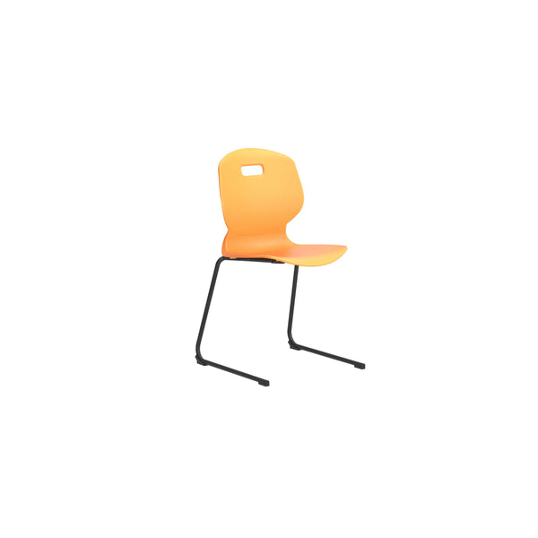 Titan Arc Reverse Cantilever Chair | Size 6 | Marigold