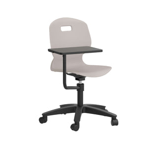 Titan Arc Swivel Chair with Arm Tablet | Grey