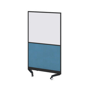 Mobile Type 3 Half Glazed Screen | 1000 X 1800 | Black Frame | Unlimited Band 1
