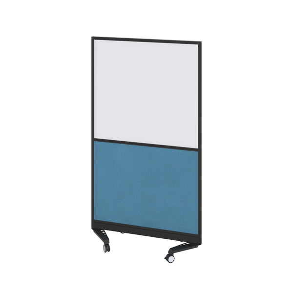 Mobile Type 3 Half Glazed Screen | 1000 X 1800 | Black Frame | Unlimited Band 1