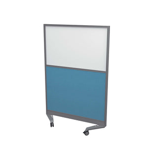 Mobile Type 3 Half Glazed Screen | 1000 X 1800 | Silver Frame | Unlimited Band 3