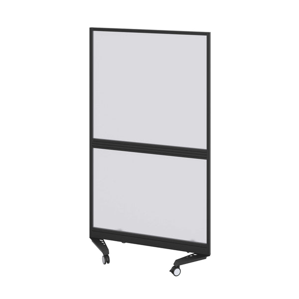 Mobile Type 4 Fully Glazed Screen | 1000 X 1800 | Black Frame | Unlimited Band 1