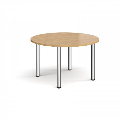 TALK Compact Chrome Leg Meeting Table