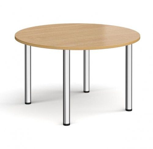 TALK Compact Chrome Leg Meeting Table