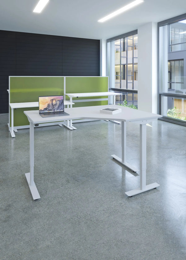 Freedom Lite Electric Sit/Stand Radial Desk