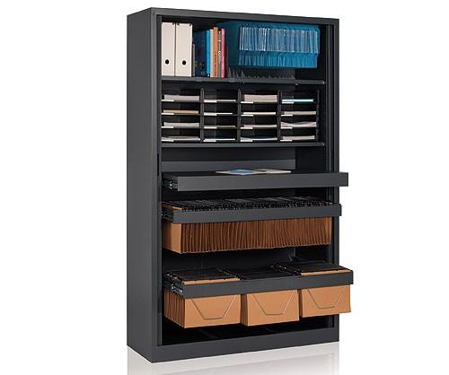 ARIVA Side Opening Tambour Cupboard - Classic Finish