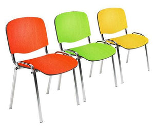 ISO Multi-Colour Fabric Stacking Chair