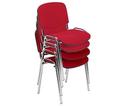 ISO Multi-Colour Fabric Stacking Chair