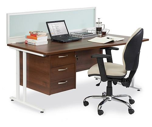 JET Rectangular Desk & Pedestal Set Range